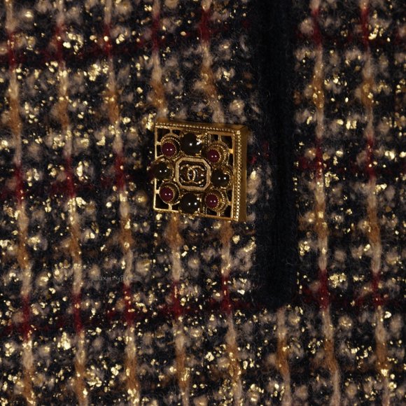 Amazing Chanel Cashmere dress FR SZ 44 - Picture 6 of 10